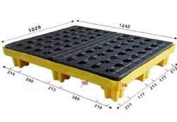 Spill Pallets to Control Drum Leakage