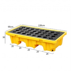 Two Barrel Spill Containment Pallets